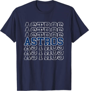 Astros Retro Gift Women Boys Girls Kids T-Shirt - T-Shirt | Navy