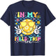 In My Field Trip Era Retro Groovy Smile Face Field Day 2025 T-Shirt - T-Shirt | Navy