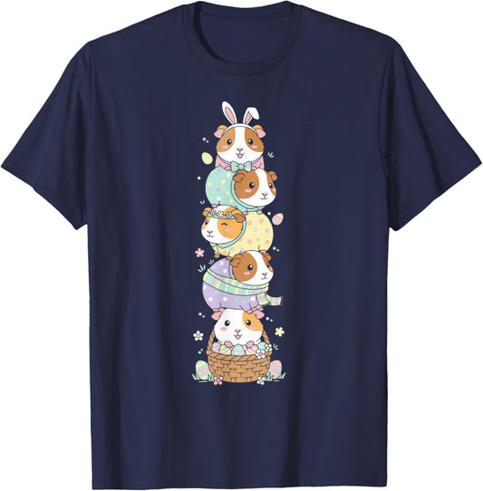 Lustiges Meerschweinchen-Osterei für Kinder, Herren, Damen, Ostern T-Shirt - T-Shirt | Navy