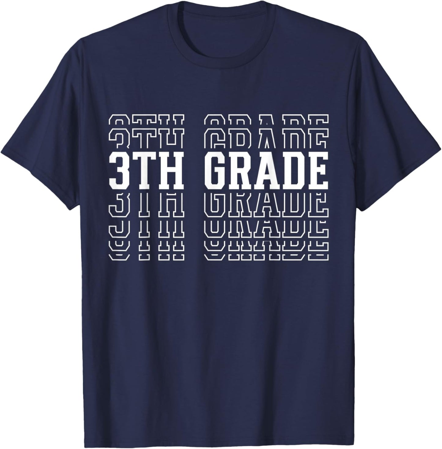 3rd Grade Team Third Grader Back to First Day of School T-Shirt - T-Shirt | Navy