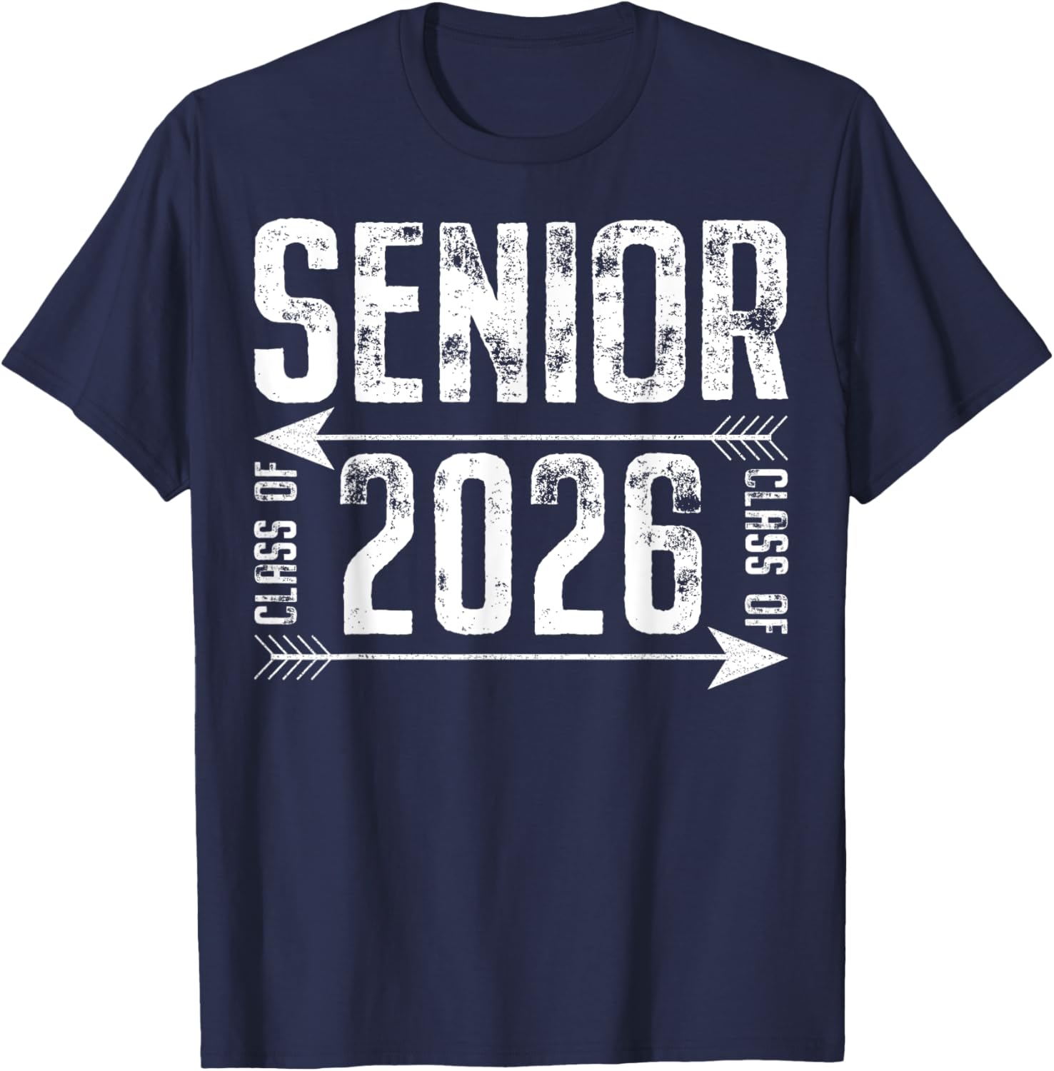 Senior Graduate Class of 2026 Graduation Men Women Gifts T-Shirt - T-Shirt | Navy
