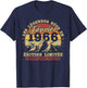 Vintage February 1966 Retro Birthday 60 Years Men Women T-Shirt - T-Shirt | Navy