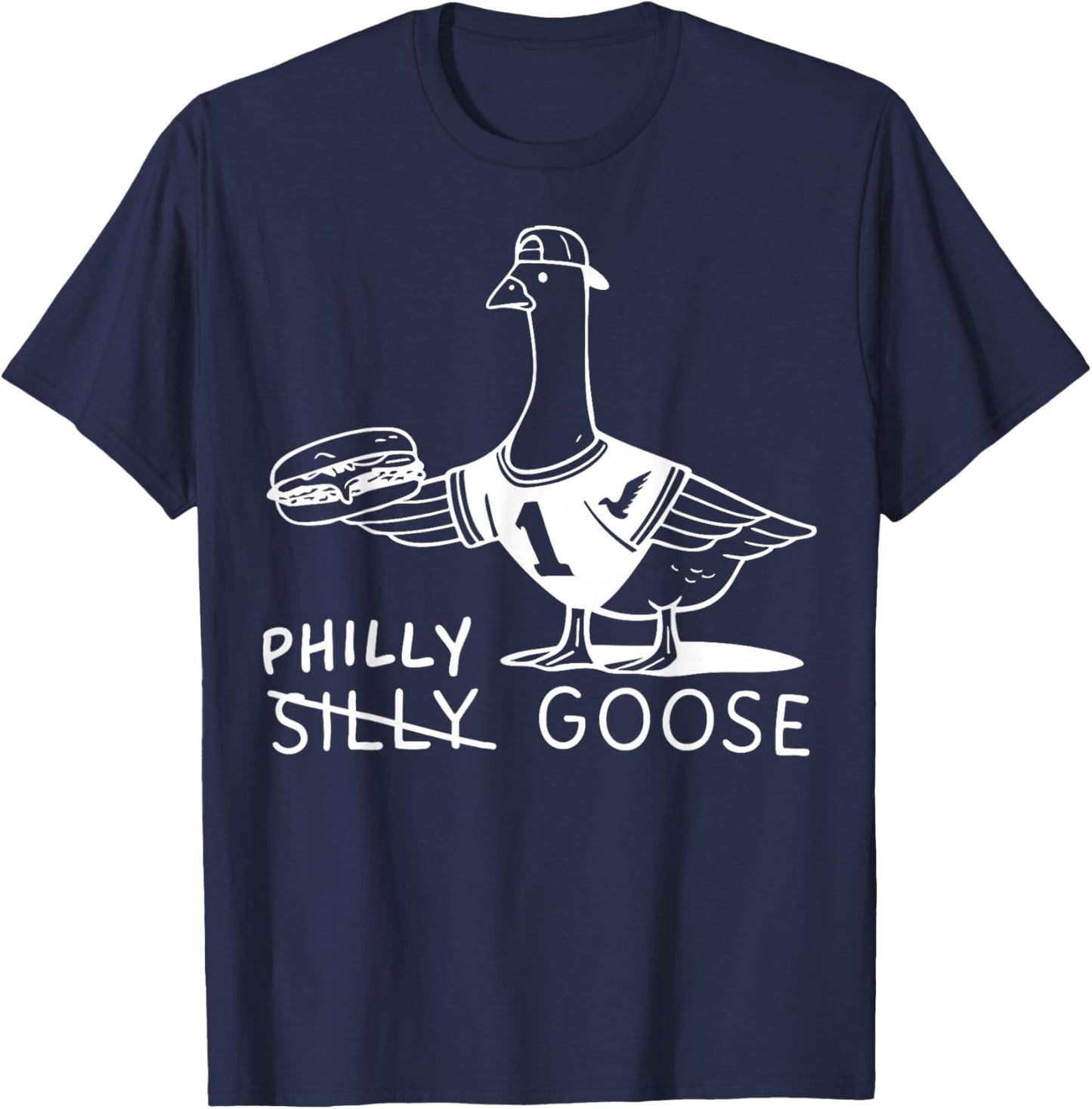 Vintage Philly Goose Name Pride Gift Women Kid T-Shirt - T-Shirt | Navy