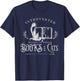 Introverted Willing to discuss Cats and Books T-Shirt - T-Shirt | Navy