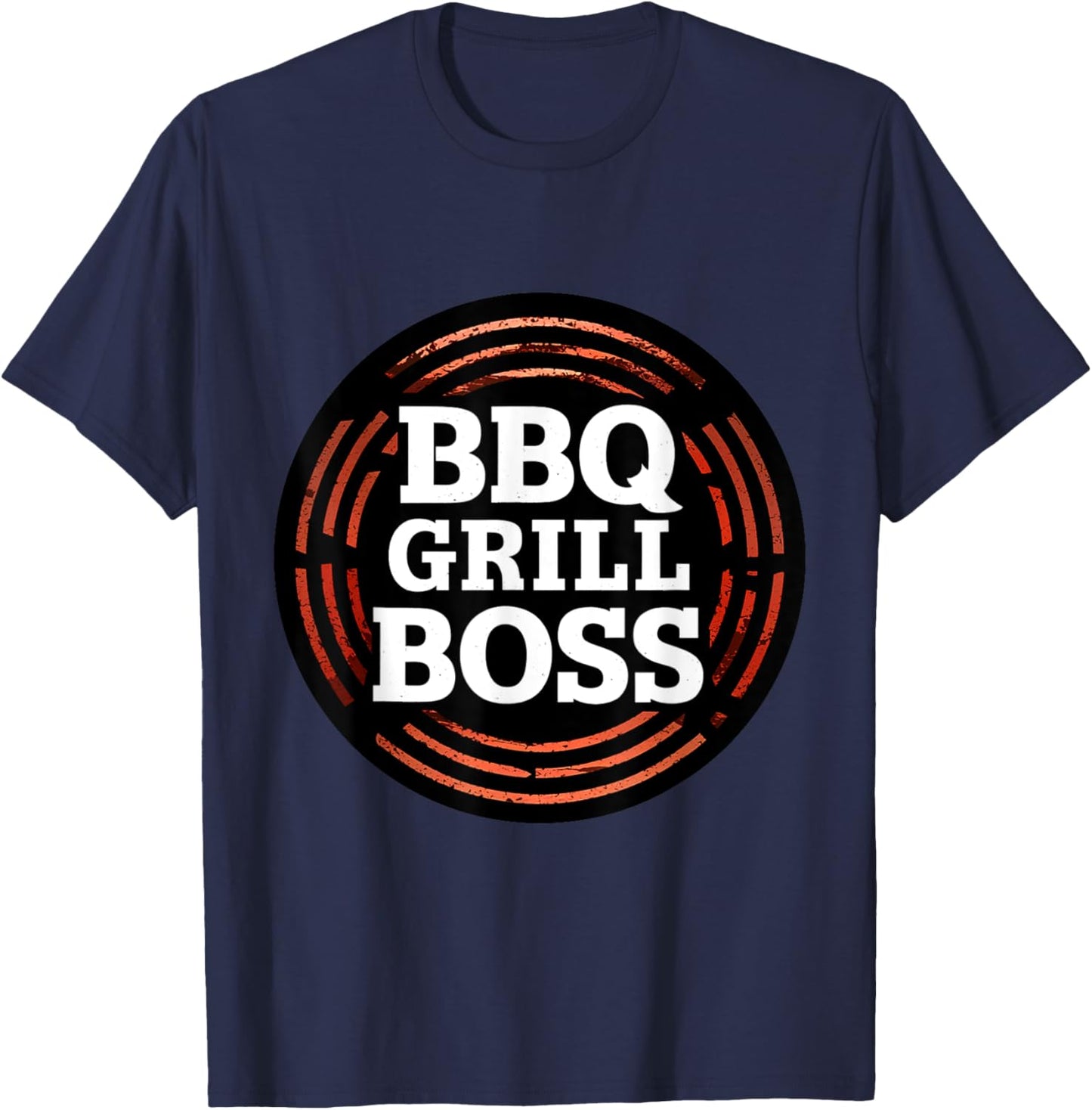 Barbecue BBQ Grill Boss Steak, Smoker, Chicken, Pork T-Shirt - T-Shirt | Navy