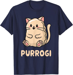 Pierogi Cat Lover Kawaii Pierogi Lover Funny Polish Kids T-Shirt - T-Shirt | Navy
