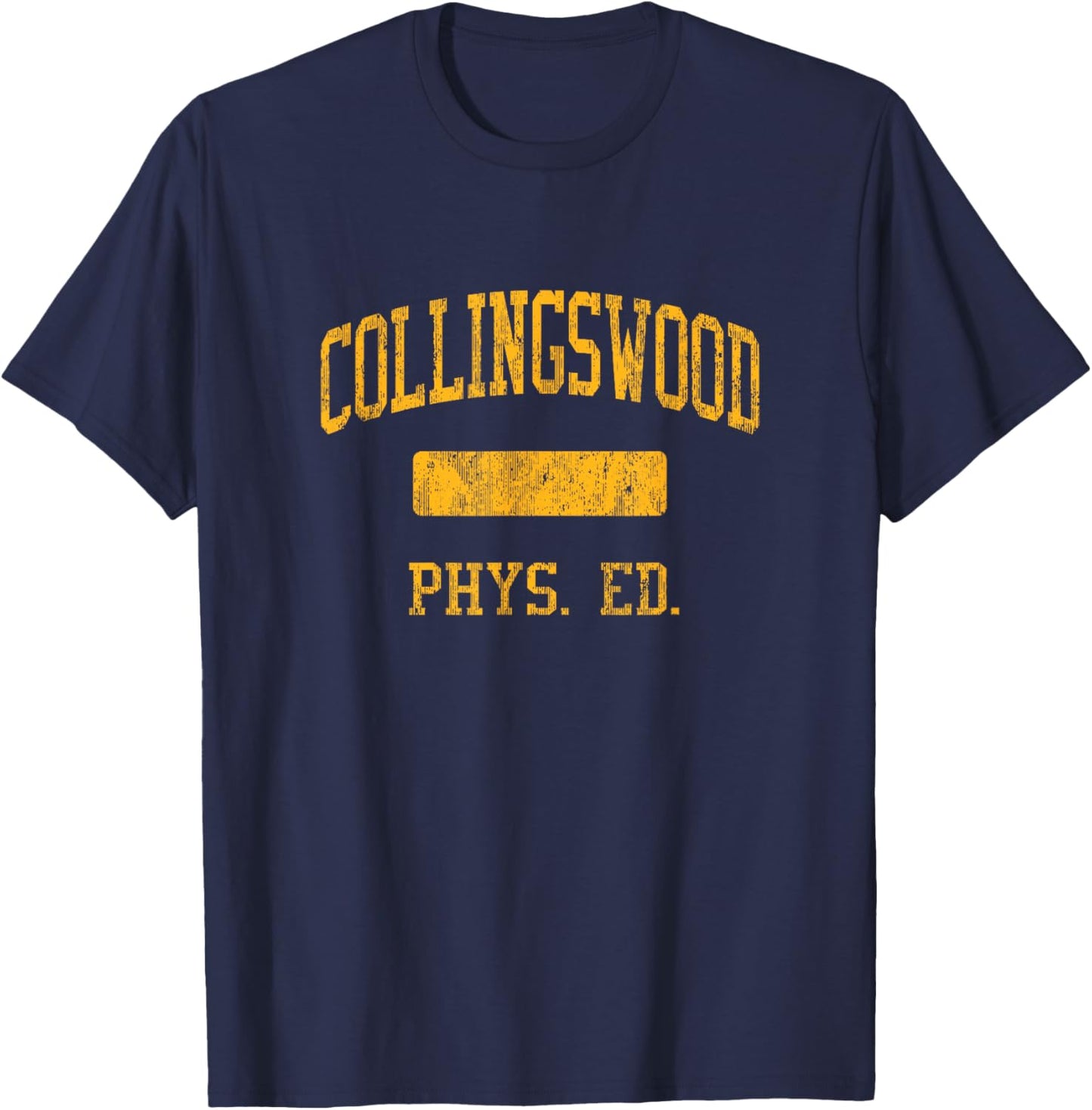 Collingswood High School HS Collingswood NJ PHYS Ed T-Shirt - T-Shirt | Navy