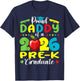 Proud Daddy of 2026 Pre-K Graduate Fathers Day Graduation T-Shirt - T-Shirt | Navy