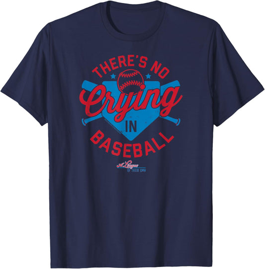 Sony - A League of Their Own - There's No Crying in Baseball T-Shirt - T-Shirt | Navy