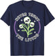Halloween Gothic Skeleton Skull: Never Trust The T-Shirt - T-Shirt | Navy
