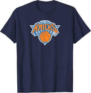 NBA New York Knicks Offizielles Lizenzprodukt T-Shirt - T-Shirt | Navy