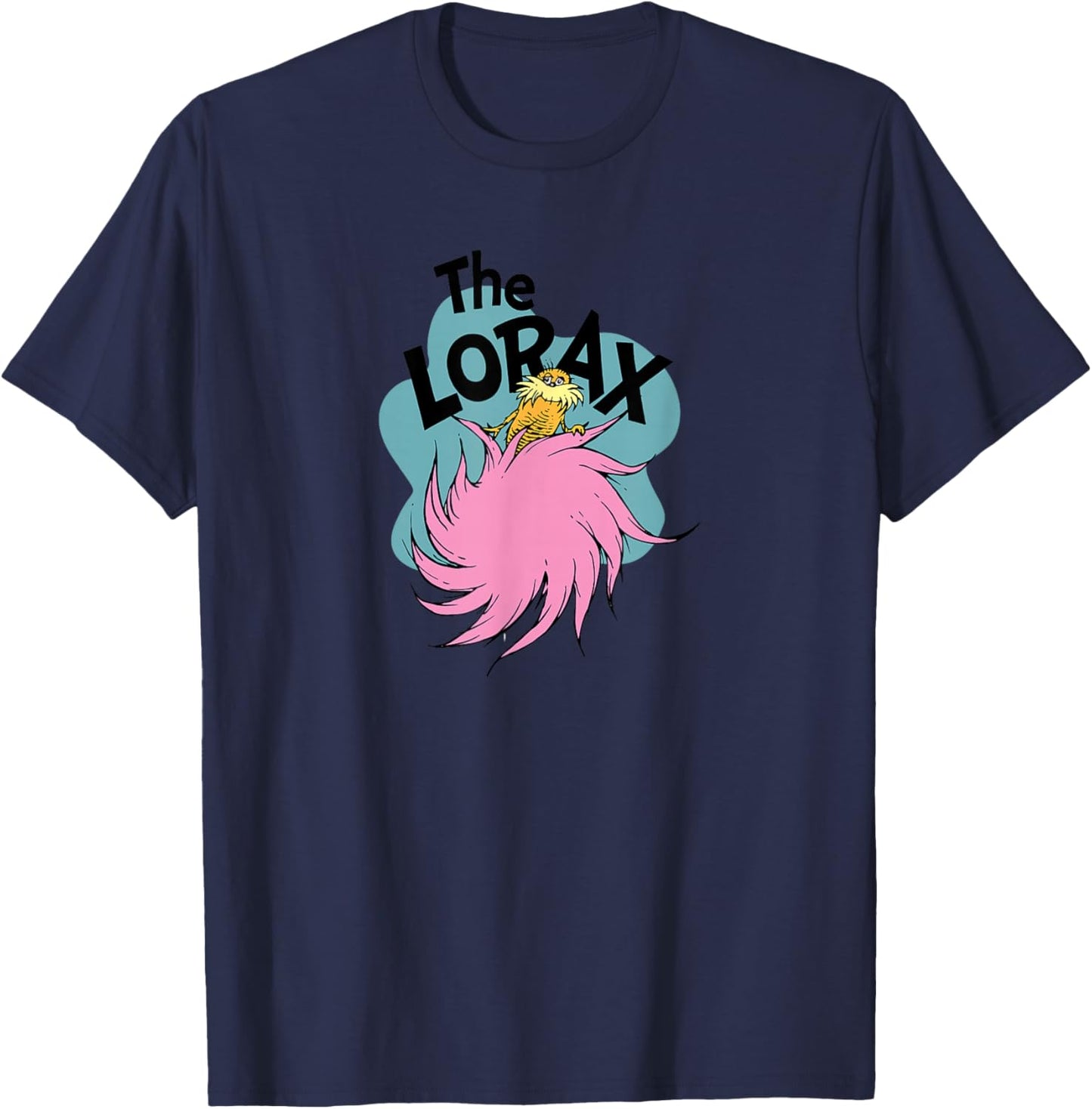 Dr. Seuss The Lorax - Truffula Tree Logo T-Shirt - T-Shirt | Navy