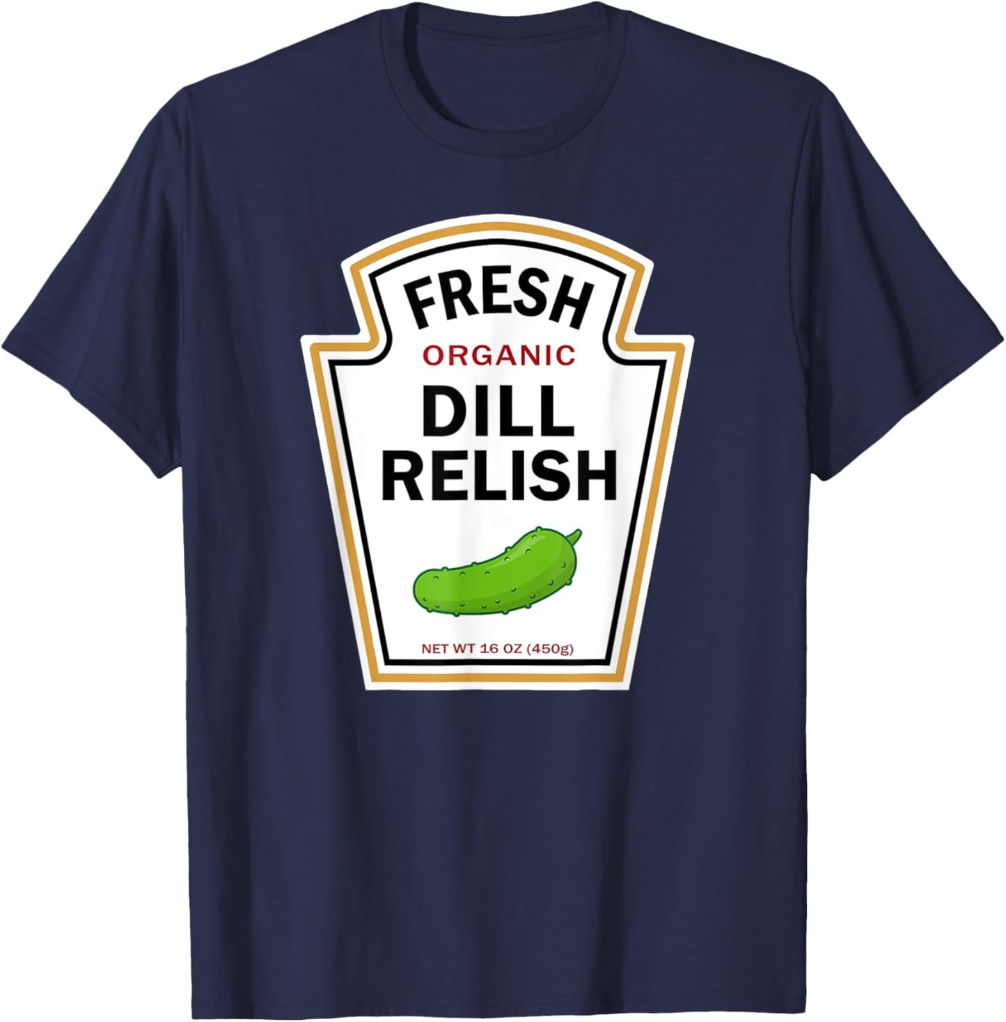 Dill Relish Easy Halloween Costume Diy Group Matching Couple T-Shirt - T-Shirt | Navy