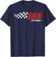Dad Pit Crew Race Car Birthday Family Matching Pit Crew T-Shirt - T-Shirt | Navy