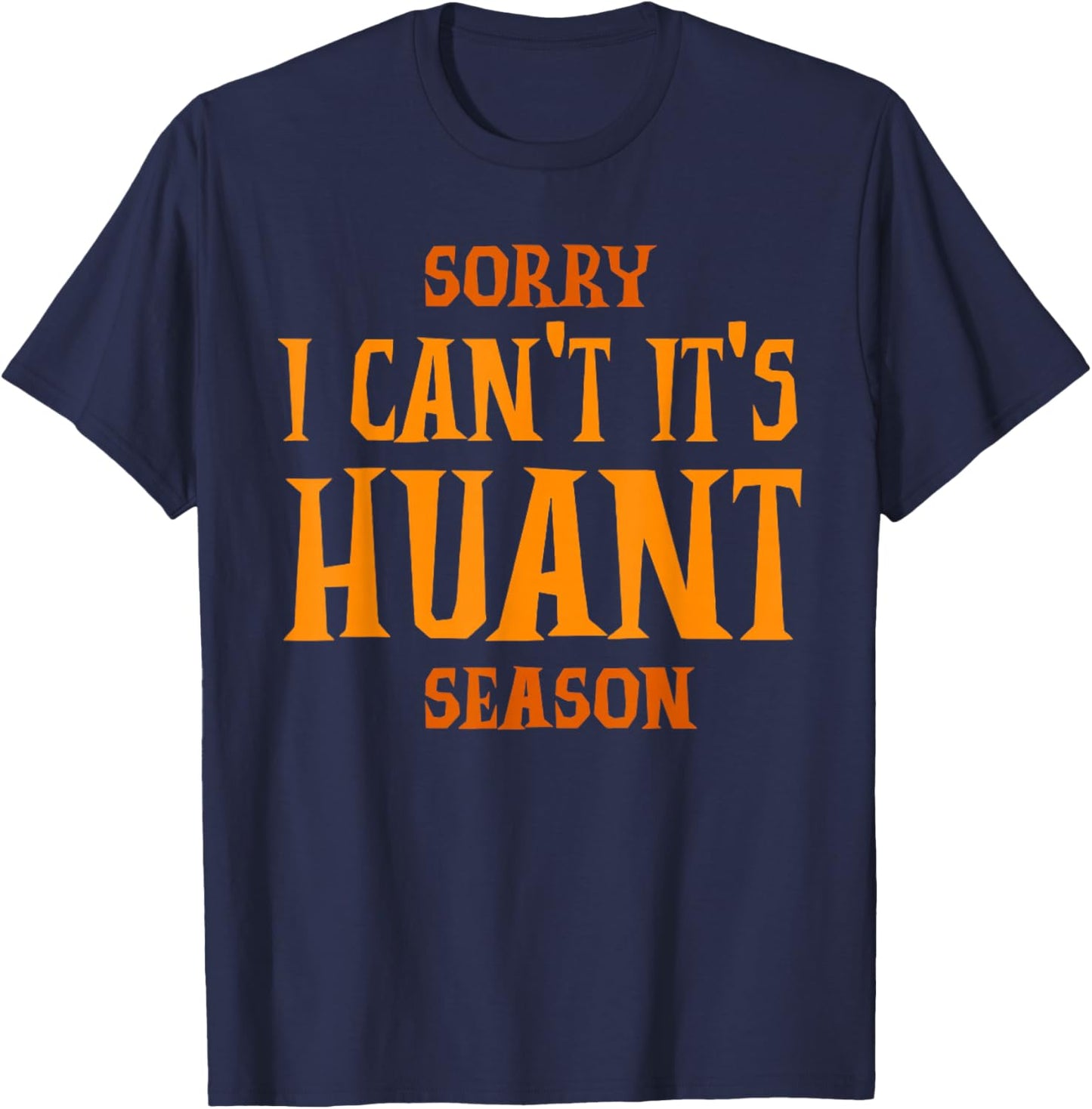 Sorry I Can't It's Haunt Season T-Shirt - T-Shirt | Navy