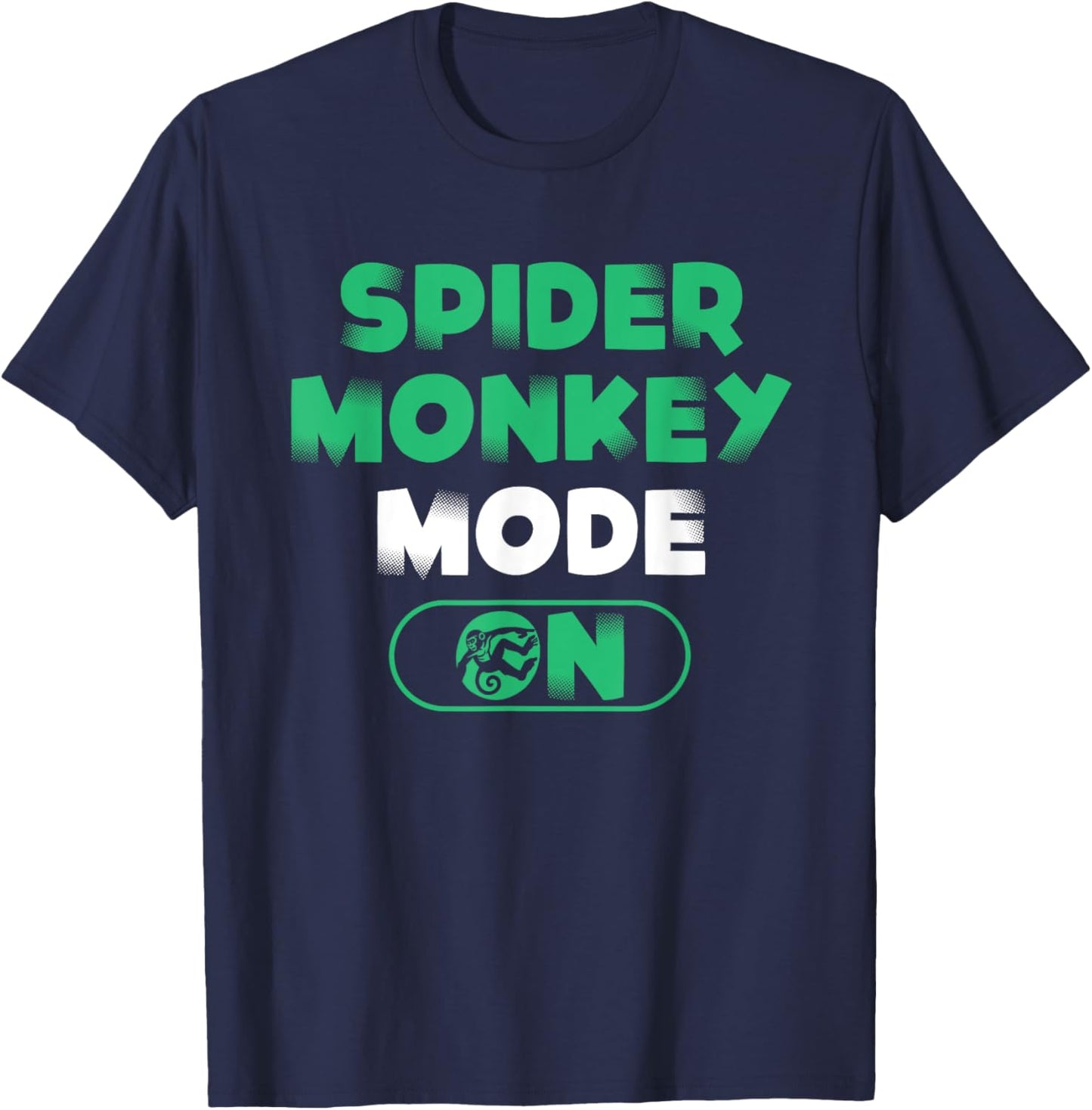 Spider Monkey Lover Jungle Animal Funny Spider Monkey T-Shirt - T-Shirt | Navy