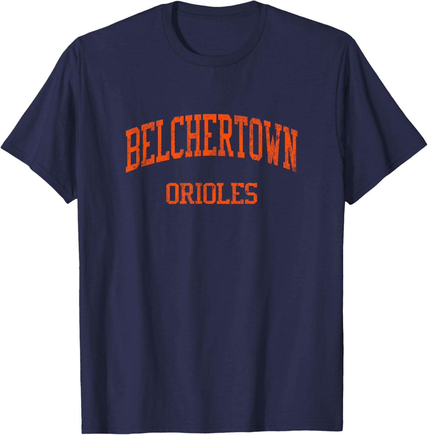 Belchertown High School HS Belchertown MA Vintage Sports T-Shirt - T-Shirt | Navy