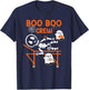 Boo Boo Crew Funny Ghost Nurse Retro Spooky Season Halloween T-Shirt - T-Shirt | Navy