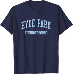 Hyde Park High School HS Chicago IL Vintage Sports T-Shirt - T-Shirt | Navy