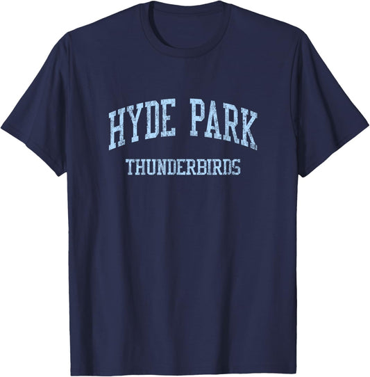Hyde Park High School HS Chicago IL Vintage Sports T-Shirt - T-Shirt | Navy