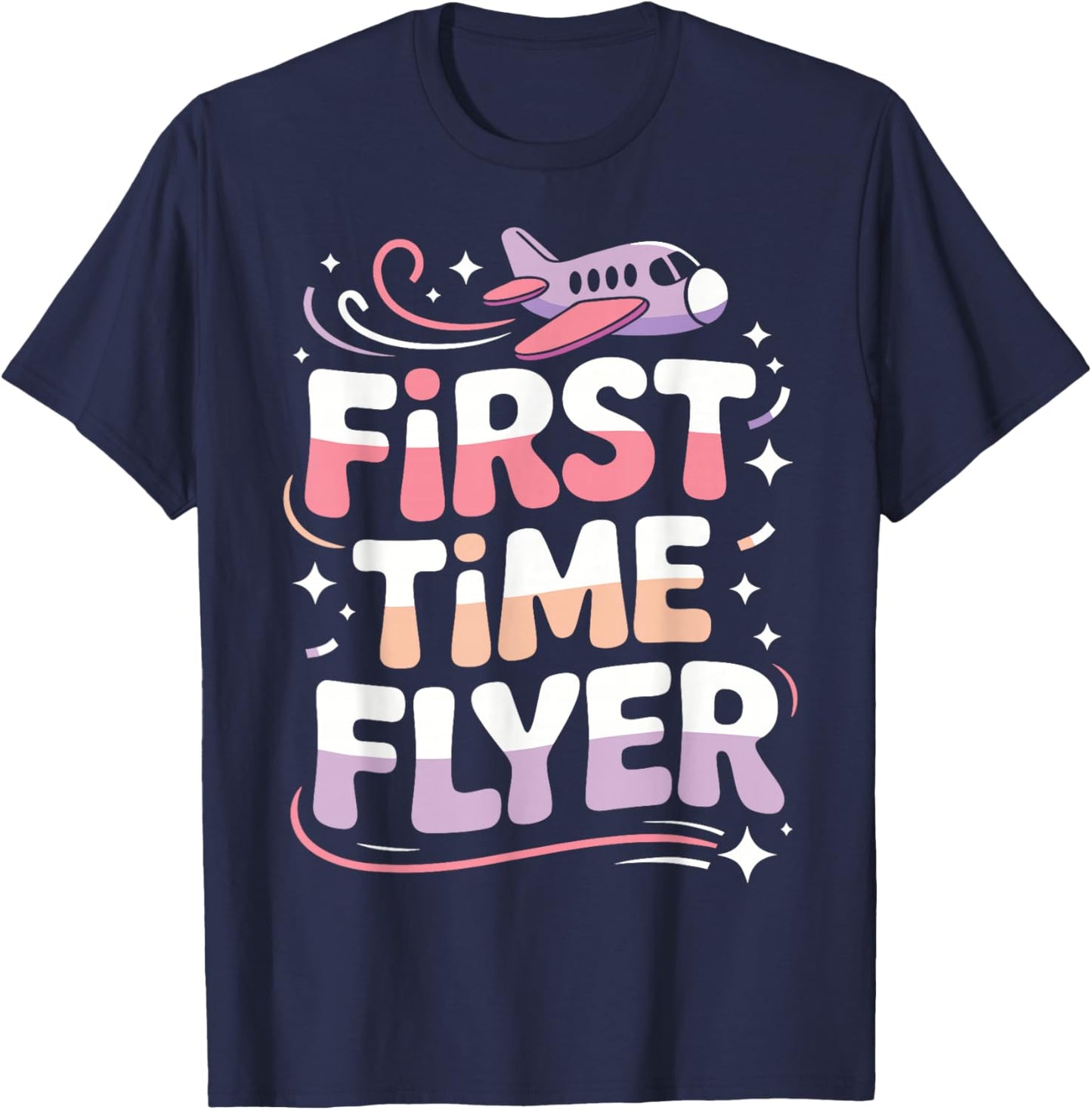 First Time Flyer | My First Plane Ride T-Shirt - T-Shirt | Navy