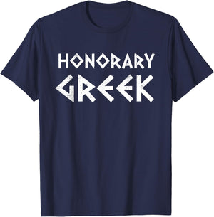 Honorary Greek Ancient Greek Wedding Greek By Marriage T-Shirt - T-Shirt | Navy