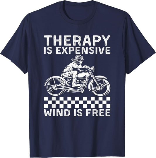Cool Motorcycle Women Motorcycle Lovers Bike Rider T-Shirt - T-Shirt | Navy