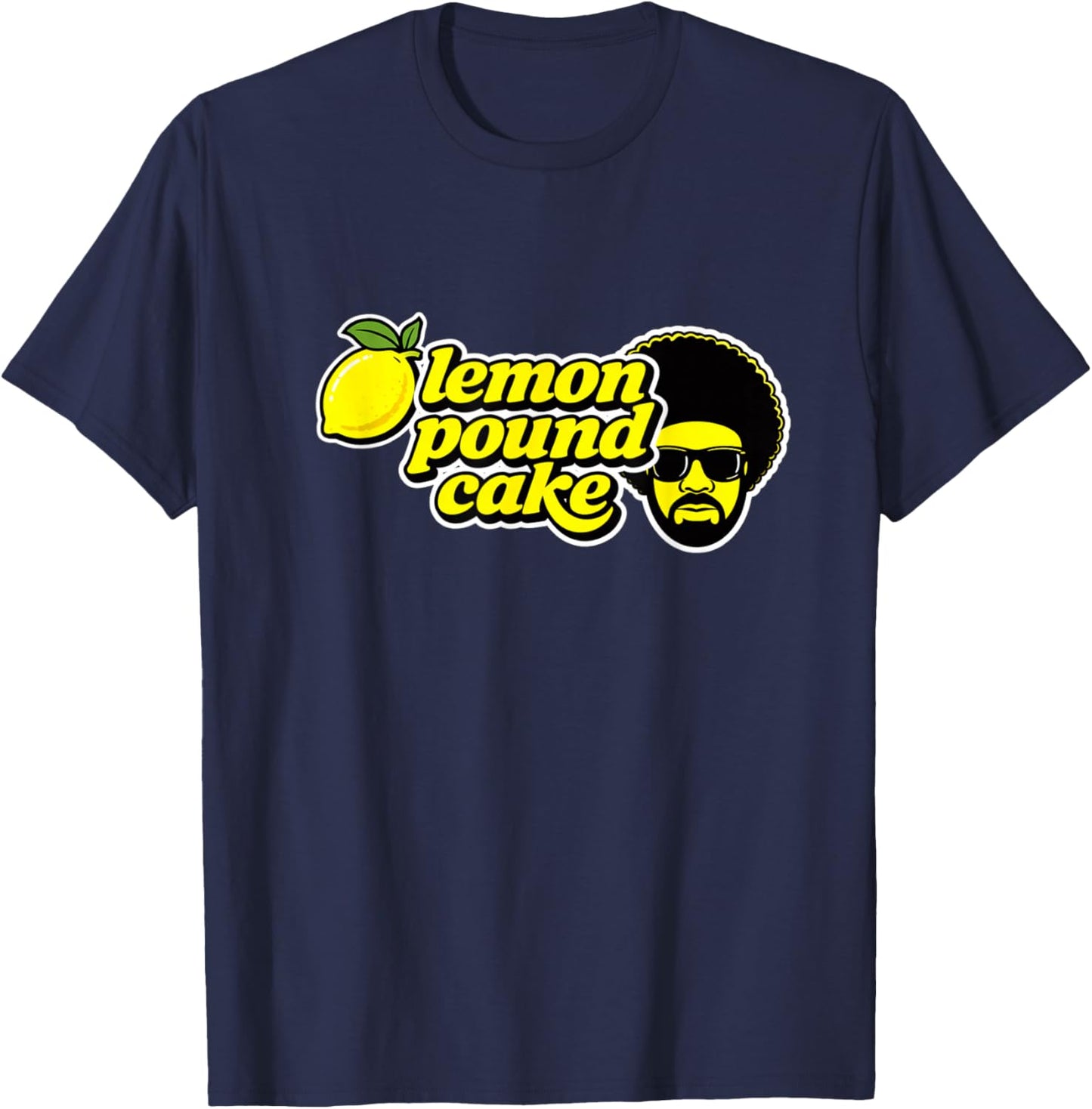 Lemon Pound Cake and Free Speech T-Shirt - T-Shirt | Navy