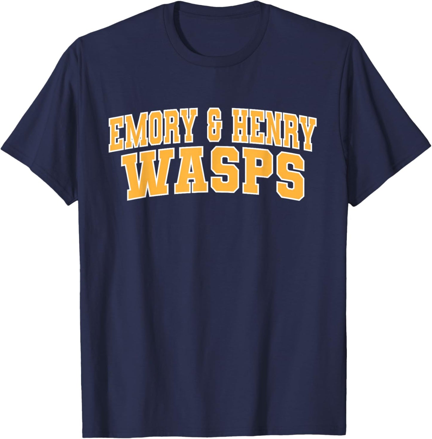 Emory & Henry College Wasps Apparel Sports Fan T-Shirt - T-Shirt | Navy