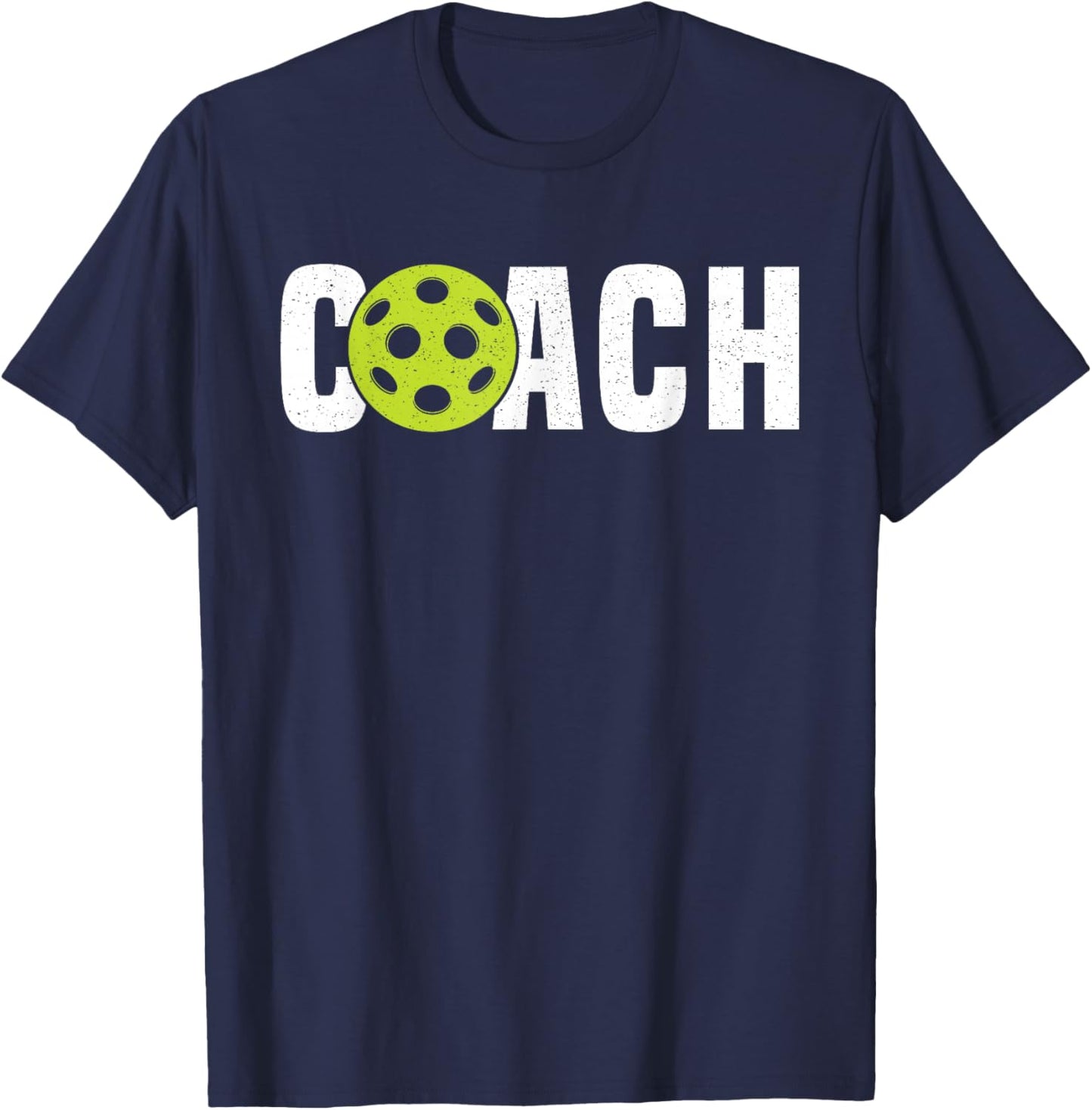 Pickleball Coach Men Pickle Ball T-Shirt - T-Shirt | Navy