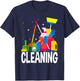 Funny Cleaning Lover Cleaning Lady Housekeeping Housekeeper T-Shirt - T-Shirt | Navy