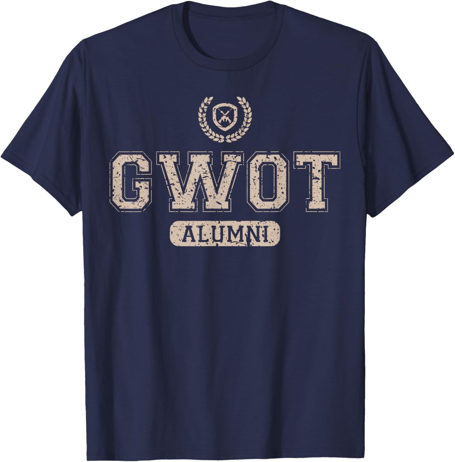 Retro Afghanistan Alumni GWOT OEF Veteran T-Shirt - T-Shirt | Navy