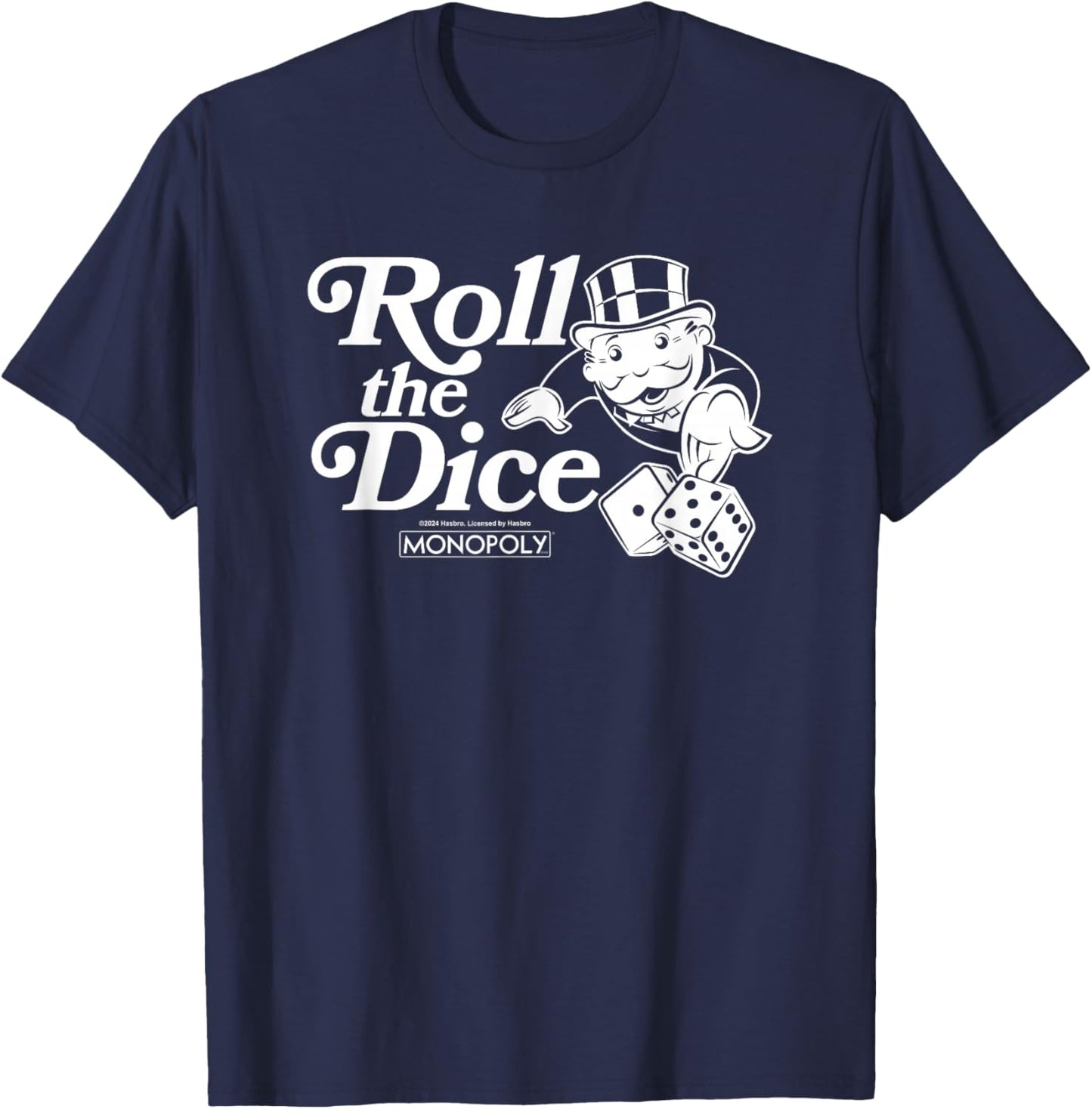 Monopoly Roll the Dice T-Shirt - T-Shirt | Navy