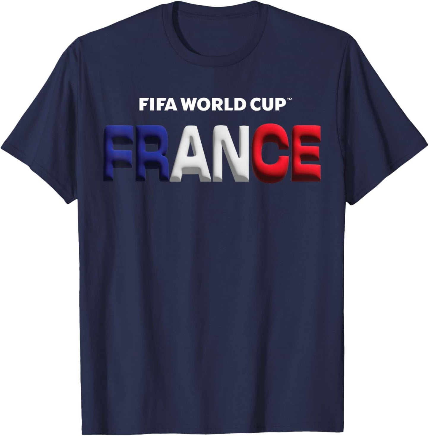 FIFA World CUP26 France Bubble Color T-Shirt - T-Shirt | Navy
