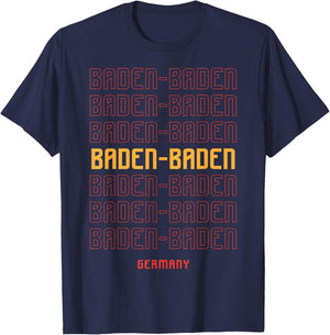 Baden Baden Germany T-Shirt - T-Shirt | Navy
