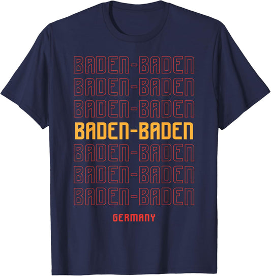 Baden Baden Germany T-Shirt - T-Shirt | Navy