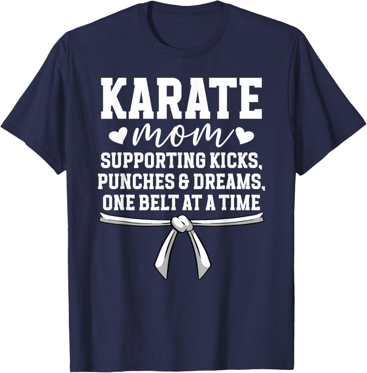 Karate Mom Karate Mama Best Karate Mother T-Shirt - T-Shirt | Navy