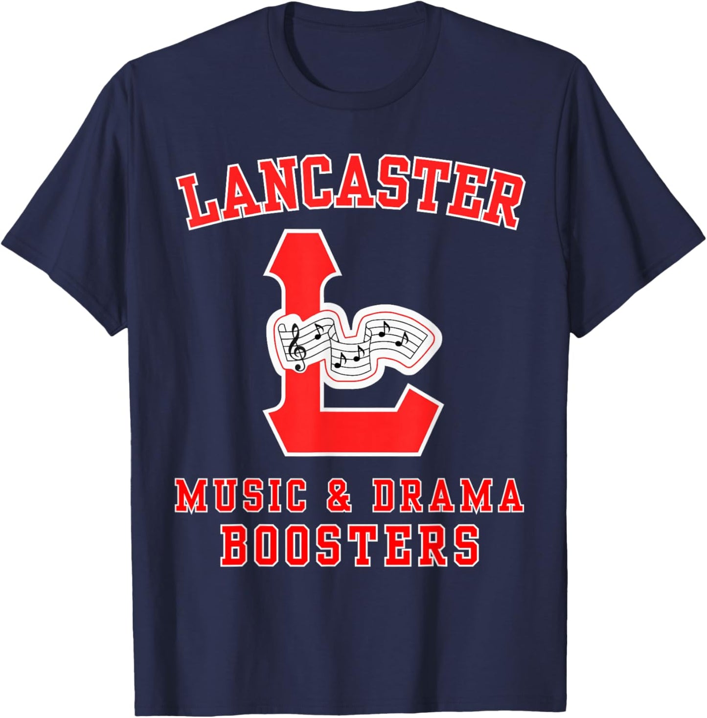 Lancaster Music and Drama Boosters T-Shirt - T-Shirt | Navy