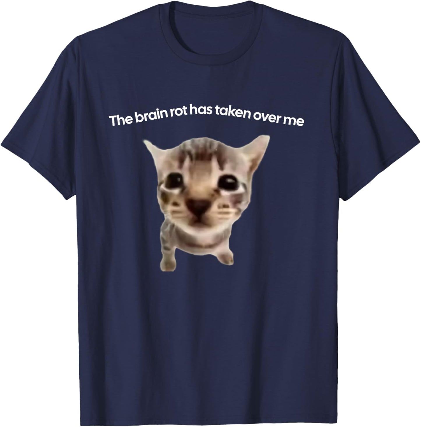 Funny cat meme T-Shirt - T-Shirt | Navy