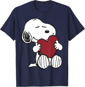 Peanuts - Snoopy I Love You T-Shirt - T-Shirt | Navy
