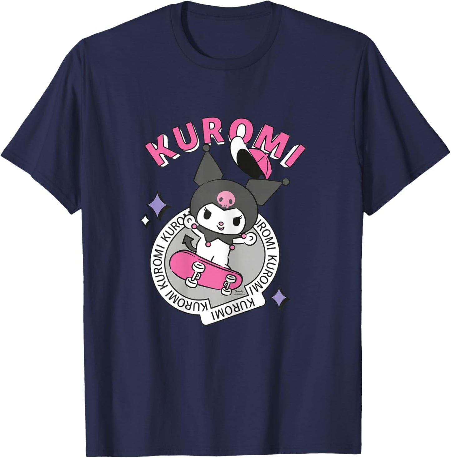 Hello Kitty - Kuromi Logo Original T-Shirt - T-Shirt | Navy