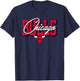 NBA - Chicago Bulls Blockletter-Skript T-Shirt - T-Shirt | Navy