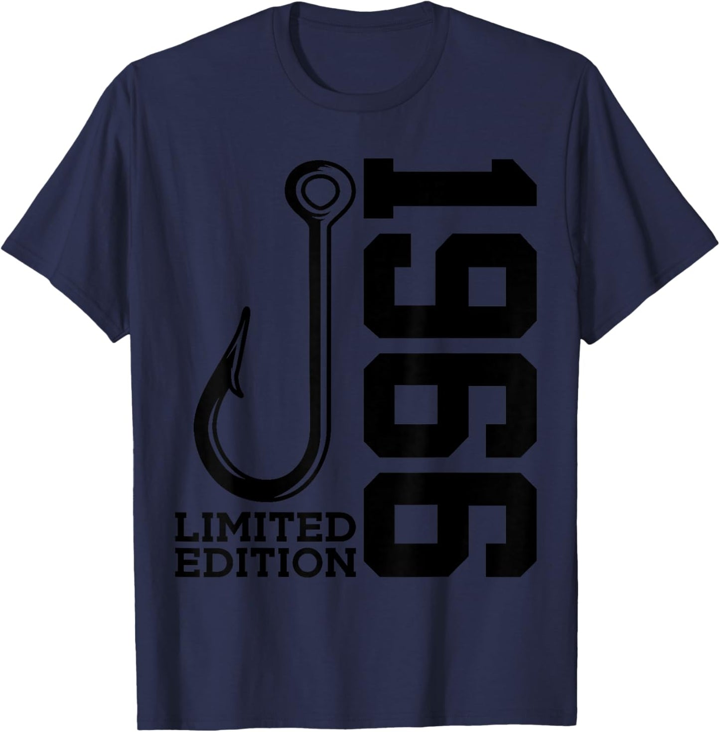 Angler 60. Geburtstag Angeln Limited Edition 1966 T-Shirt - T-Shirt | Navy