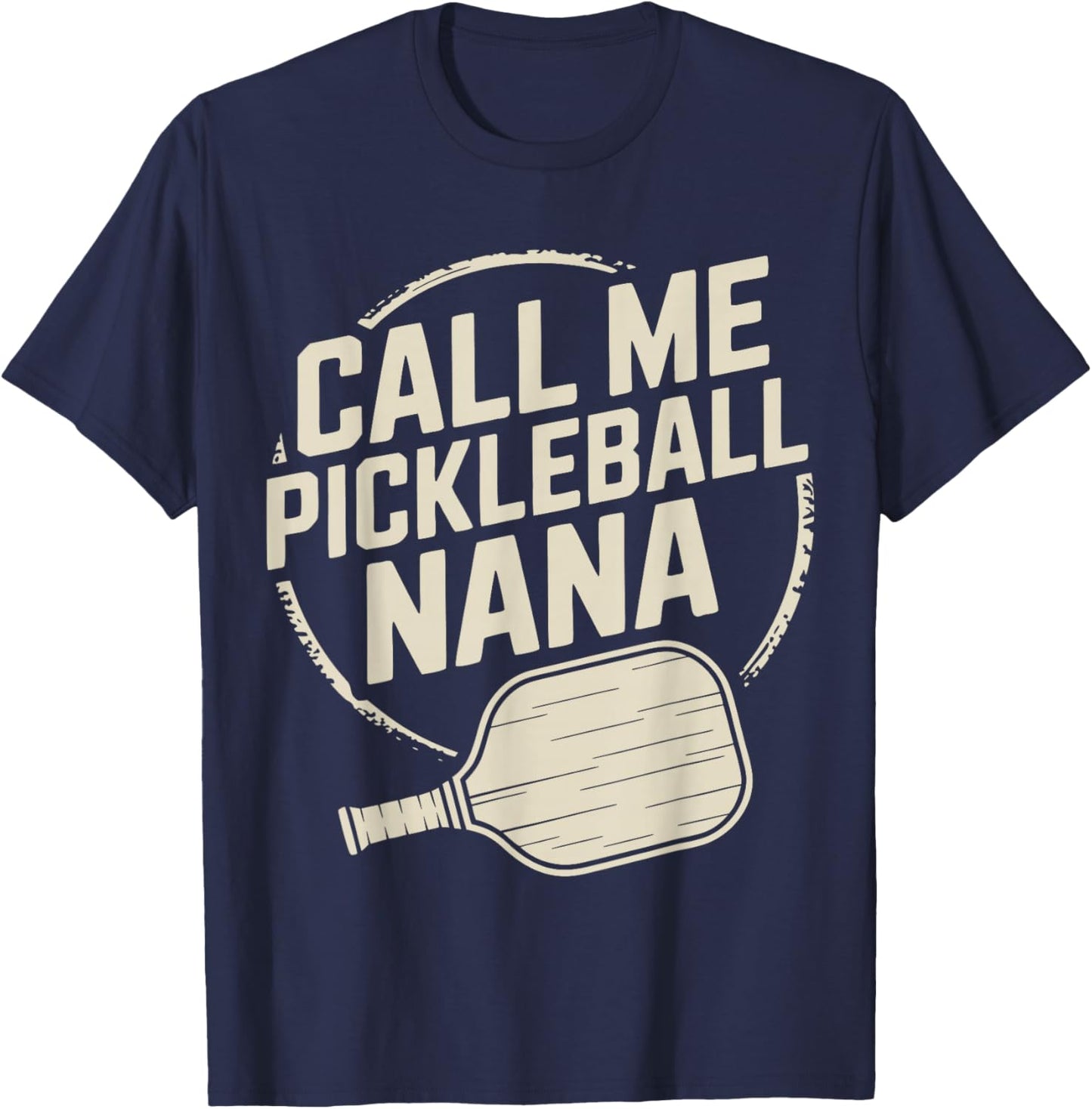 Nana Pickleball Player T-Shirt - T-Shirt | Navy