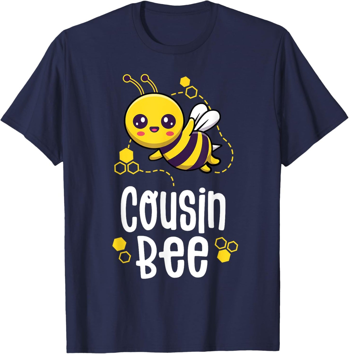 Cousin Bee Family Matching Birthday Outfit T-Shirt - T-Shirt | Navy