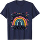 Kindergarten Kind 2026 Mädchen Regenbogen Kindergartenkind T-Shirt - T-Shirt | Navy