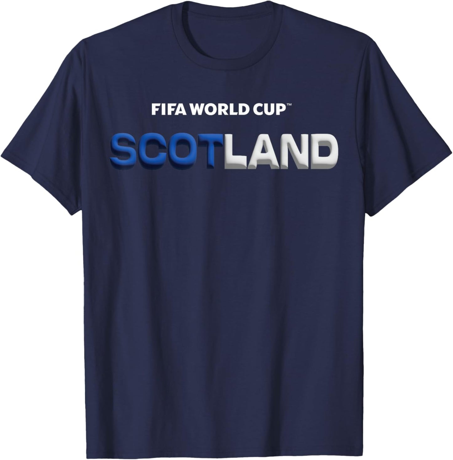 FIFA World CUP26 Scotland Bubble Color T-Shirt - T-Shirt | Navy