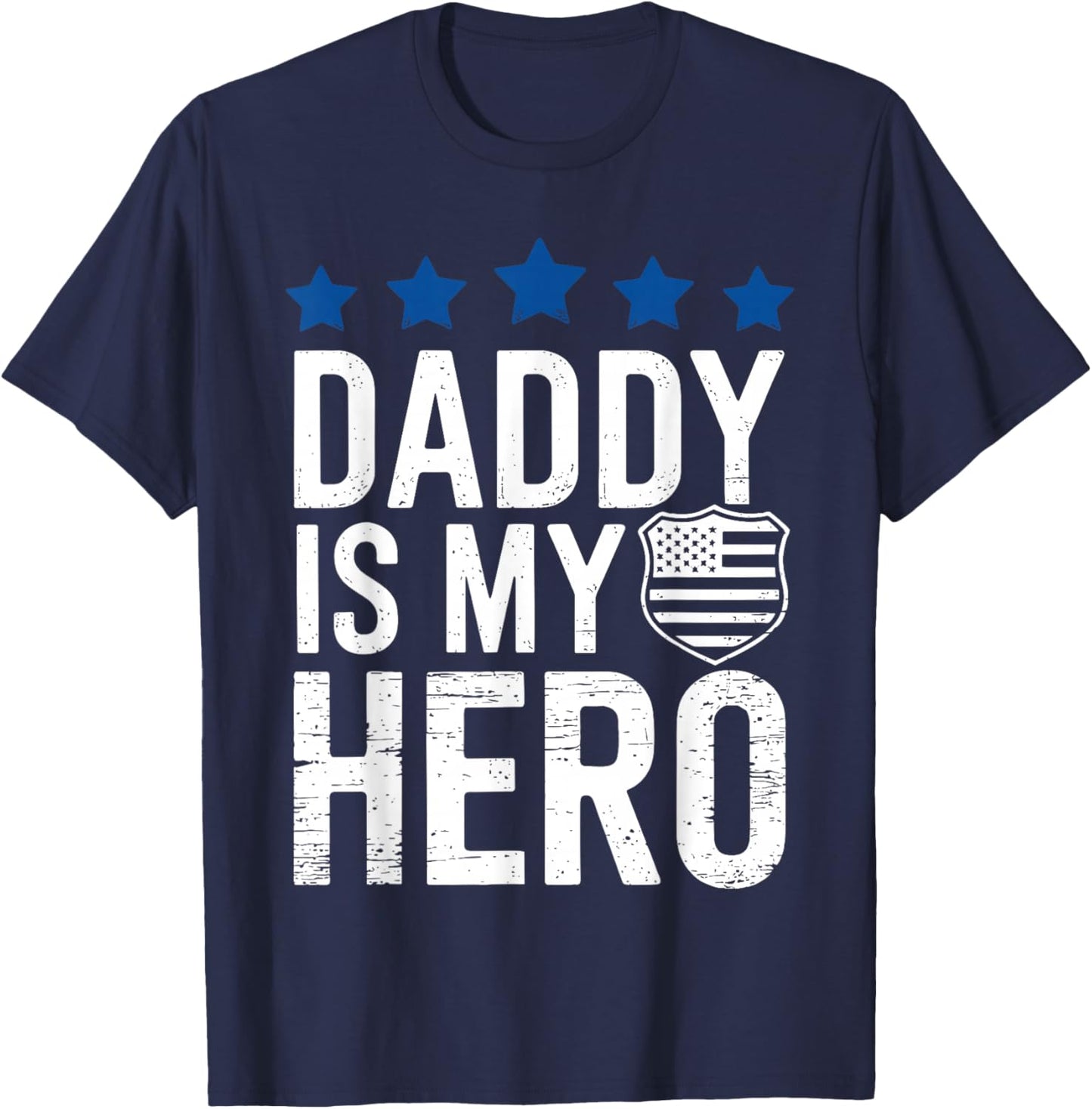 Future Police Officer Design For Boys Girls Kids Police Cop T-Shirt - T-Shirt | Navy