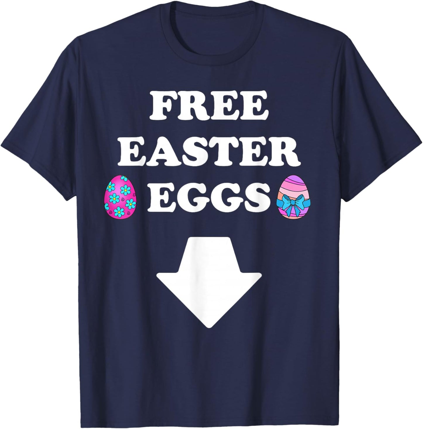 Funny Inappropriate Easter Men T-Shirt - T-Shirt | Navy