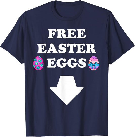 Funny Inappropriate Easter Men T-Shirt - T-Shirt | Navy